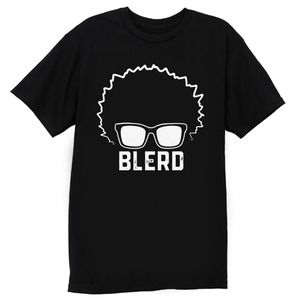 Vintage Blerd Black Nerd T Shirt